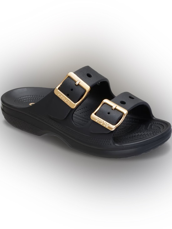 CROCS Metallic Buckle Saturday Sandal NWT - Picture 3 of 4